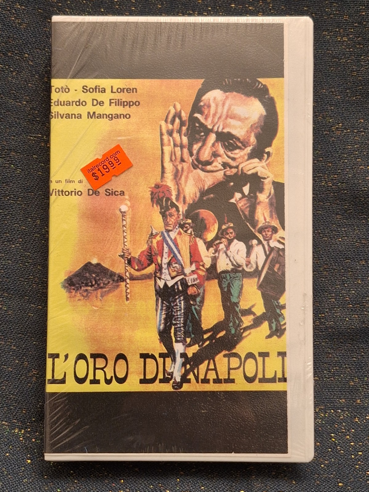 Italian L'ORO DI NAPOLI VHS Brand New & Sealed (1954) Sophia Loren - Toto'