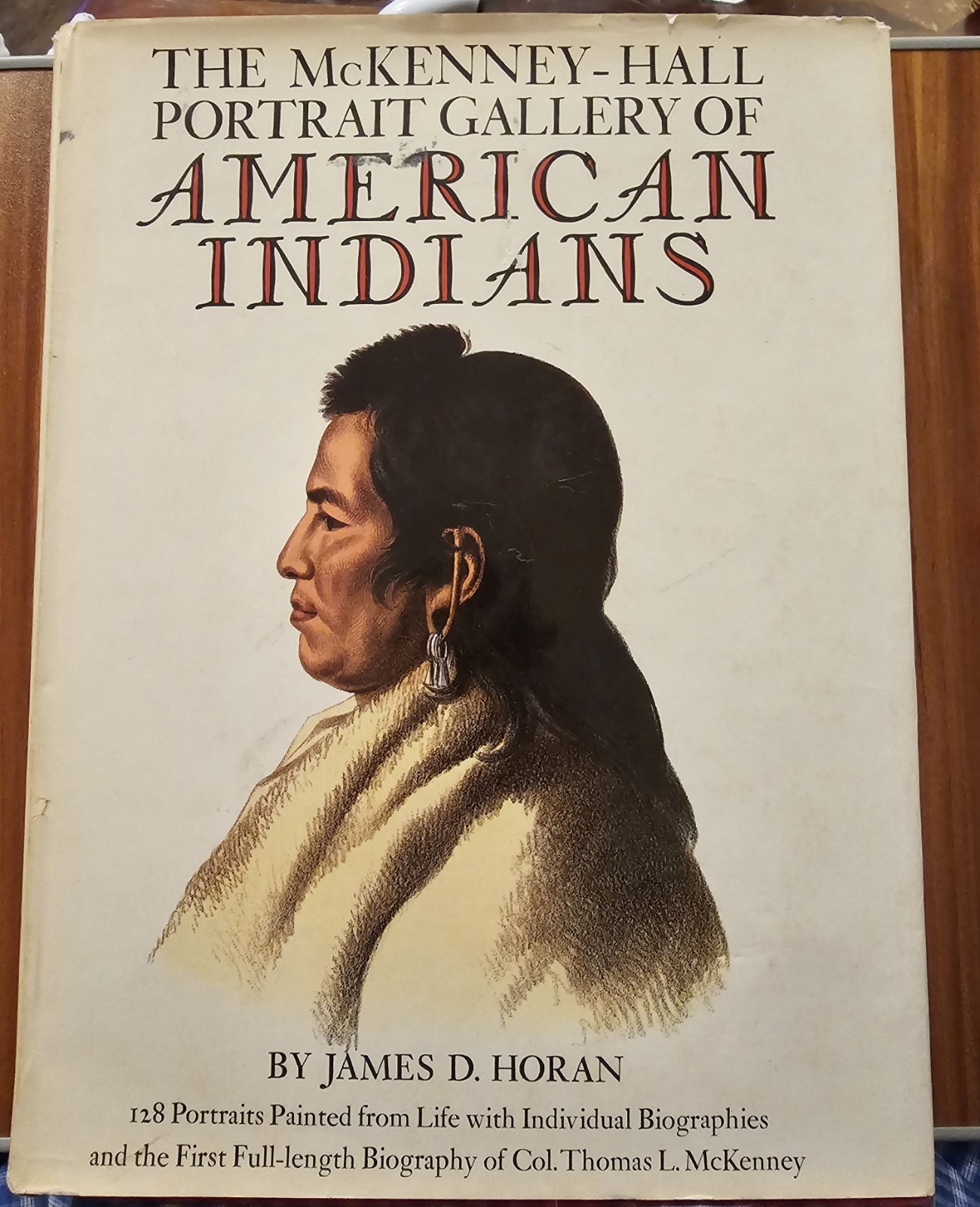 The McKenney-Hall Portrait Gallery of American Indians, 1st Ed. 1972 Horan