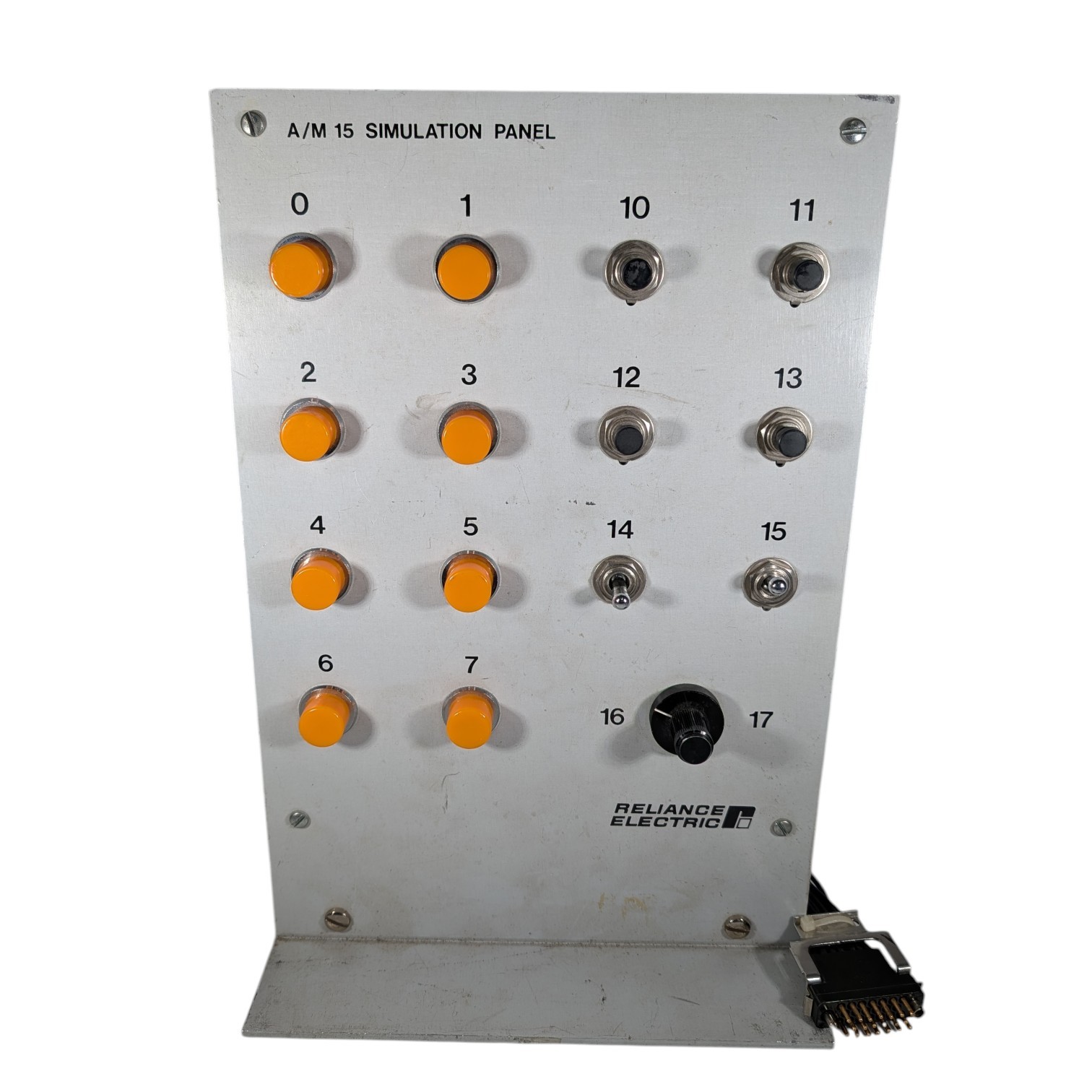Reliance Electric A/M 15 Simulation Panel Industrial Training Control Automation Reliance Electric A/M 15 Simulation Panel Industrial Training Control Automation