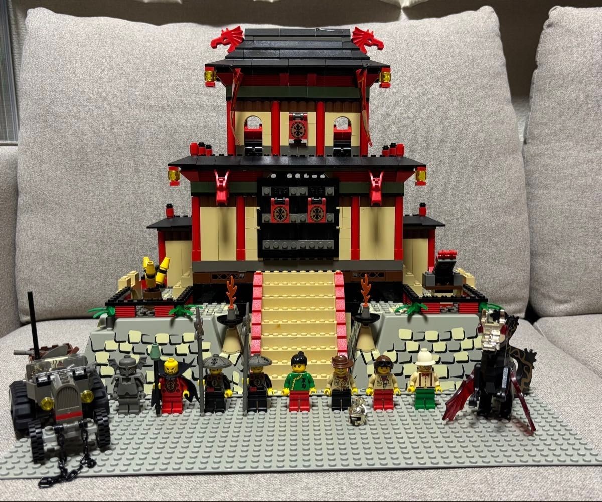 LEGO Orient Expedition Adventurers Dragon Fortress 7419 Used Retired As Is