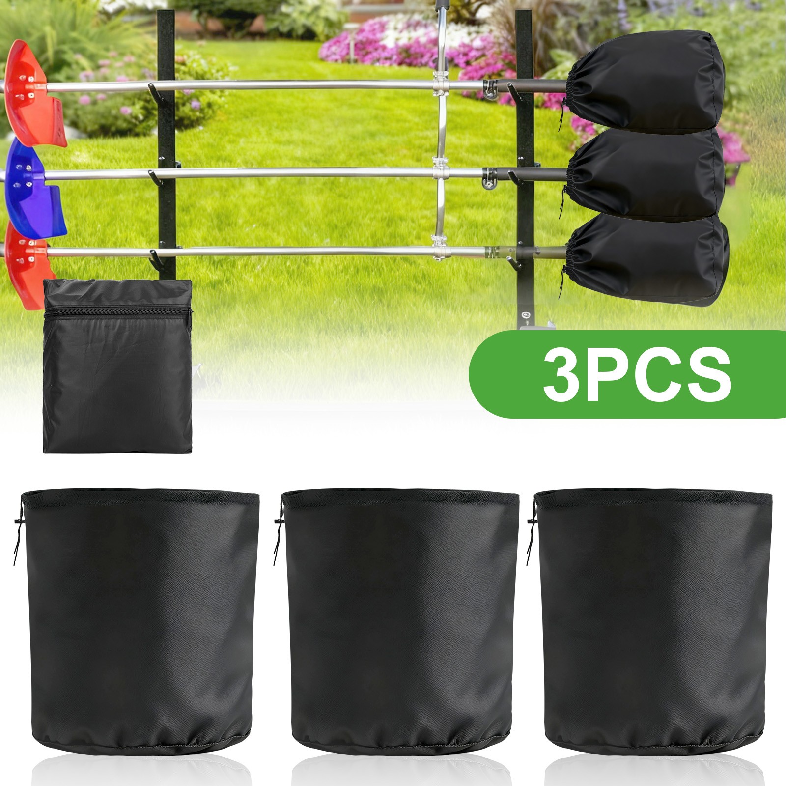 3x Engine Covers Waterproof Dustproof Cover for Weedeater Trimmer w/ Storage Bag 3x Engine Covers Waterproof Dustproof Cover for Weedeater Trimmer w/ Storage Bag