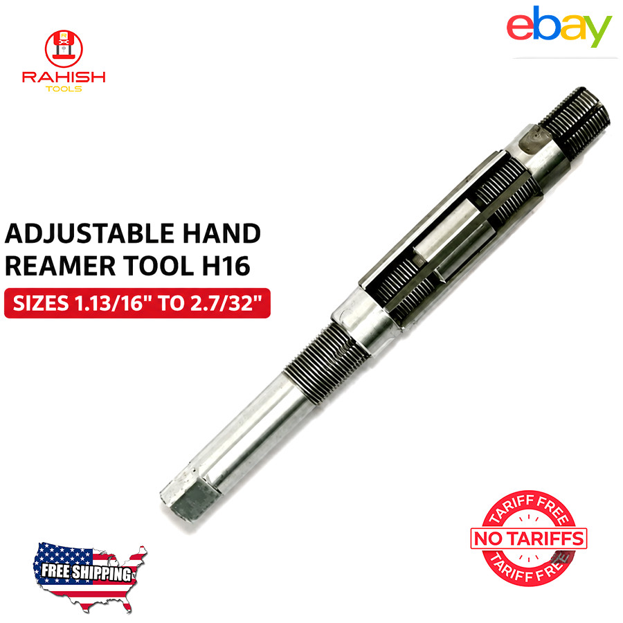 New Adjustable Hand Reamer Tool H16 Sizes 1.13/16