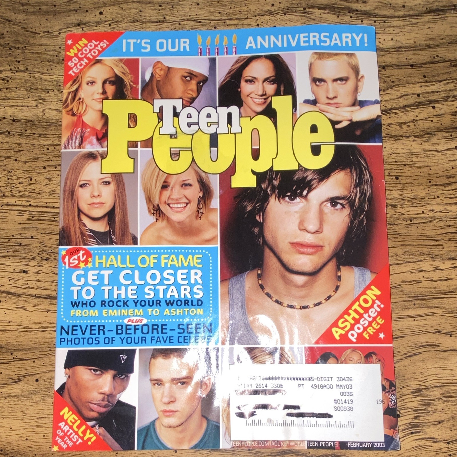 Teen People Feb 2003 Ashton Kutcher