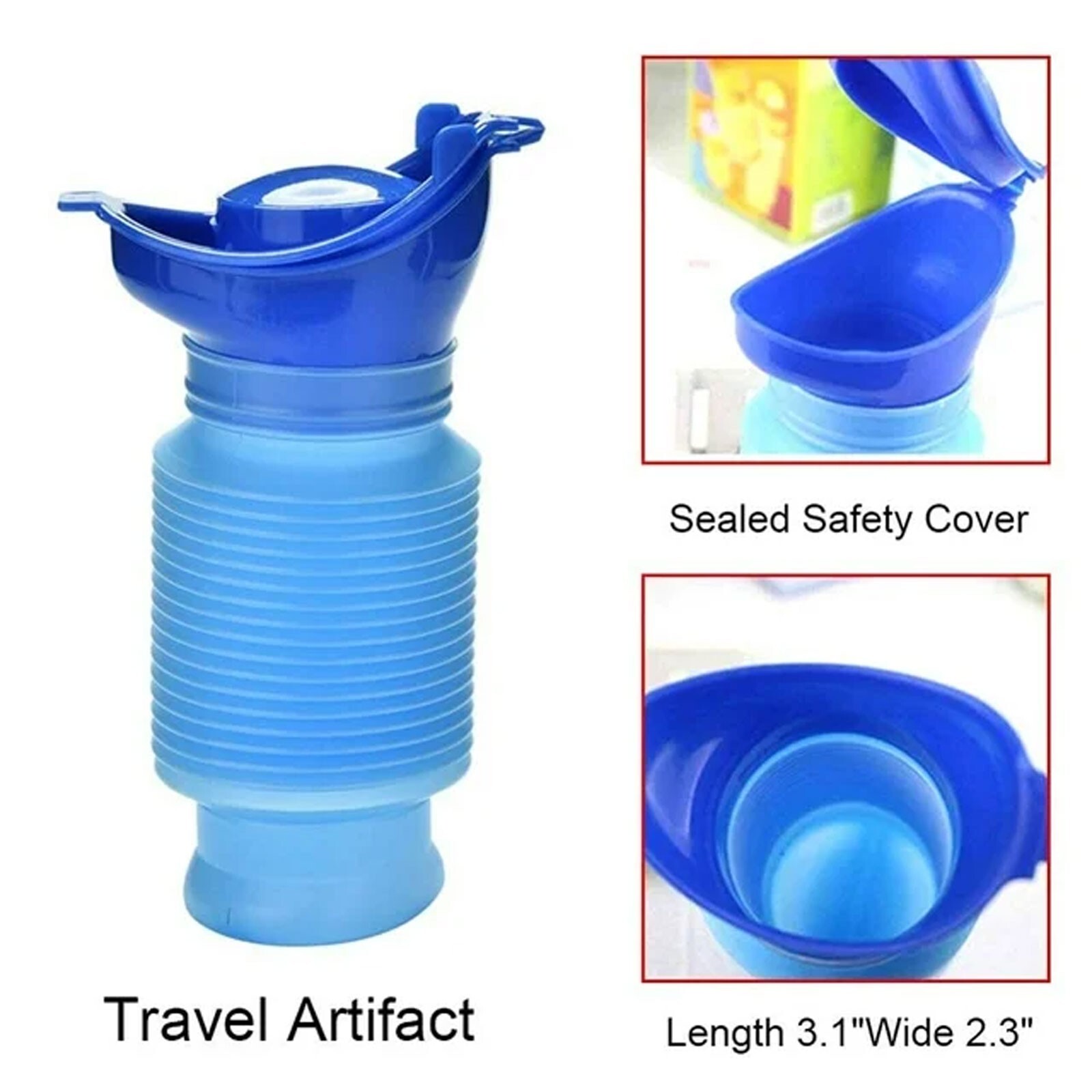 Male Female Portable Urinal, Emergency Travel Camping Car Toilet Pee Bottle Kit Male Female Portable Urinal, Emergency Travel Camping Car Toilet Pee Bottle Kit