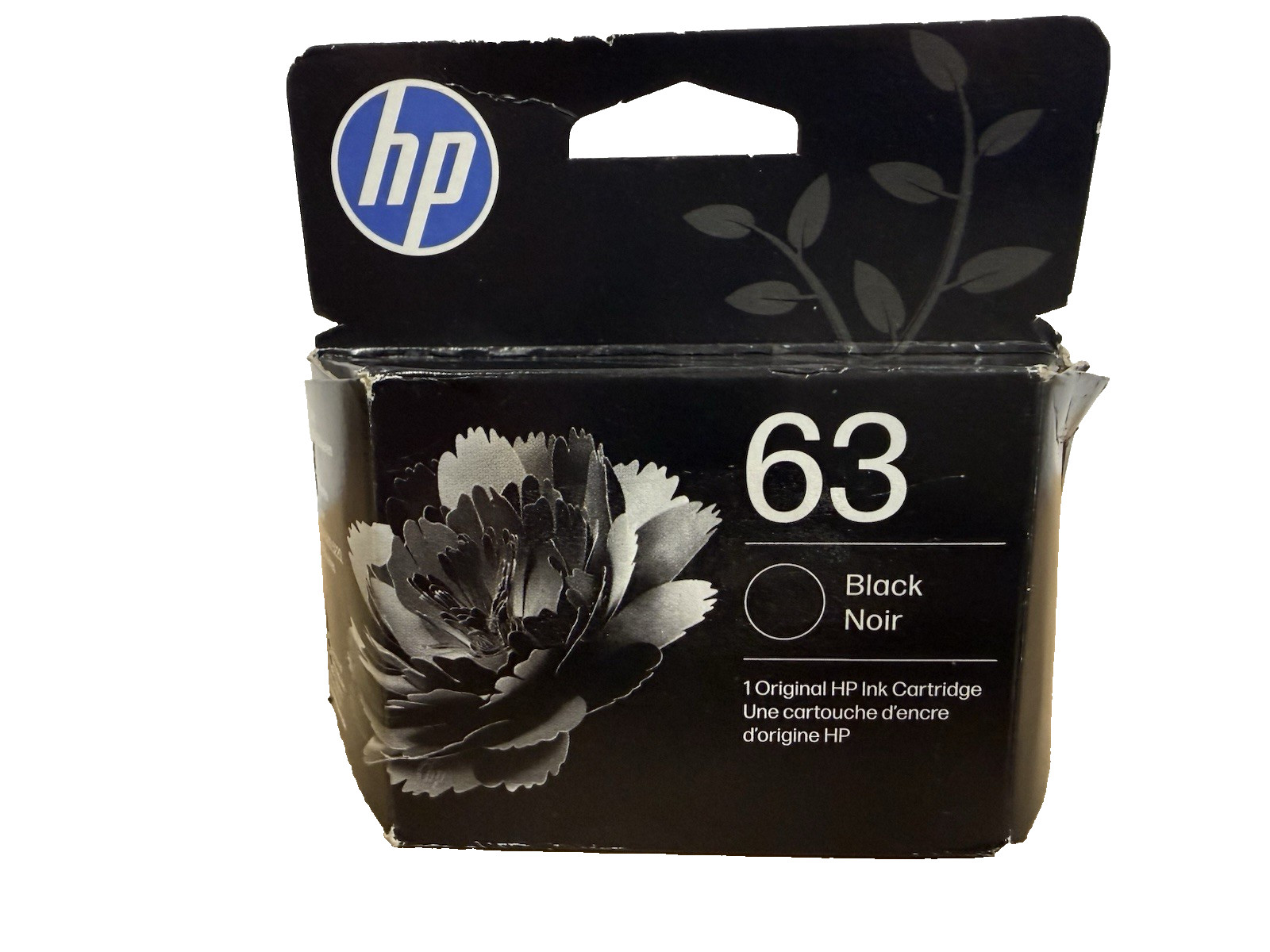  HP 63 Black Ink Cartridge OEM - F6U62AN - EXP 12/2027