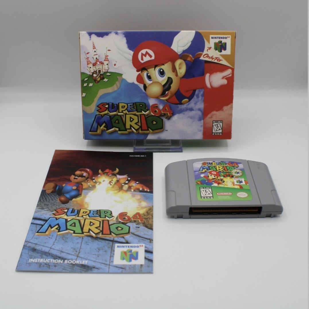 *Refurbish* Authentic Super Mario 64 CIB (Nintendo 64) - 1 Yr Warranty  *READ*
