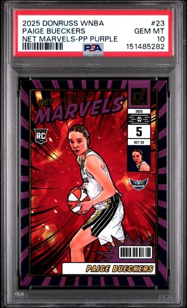 2025 PAIGE BUECKERS Net Marvels Rookie 
