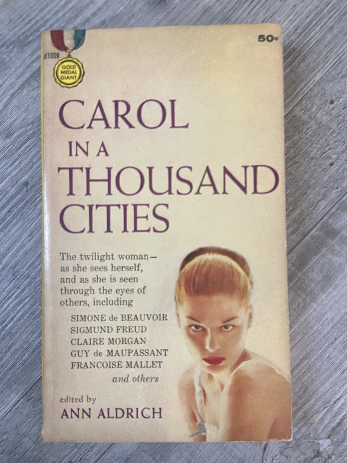 Carol In A Thousand Cities paperback book by Ann Aldrich sex, romance 1960📗