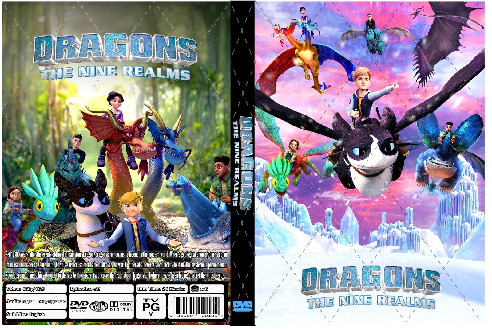 Dragons The Nine Realms Complete Animated Series Episodes 1-52 English Audio