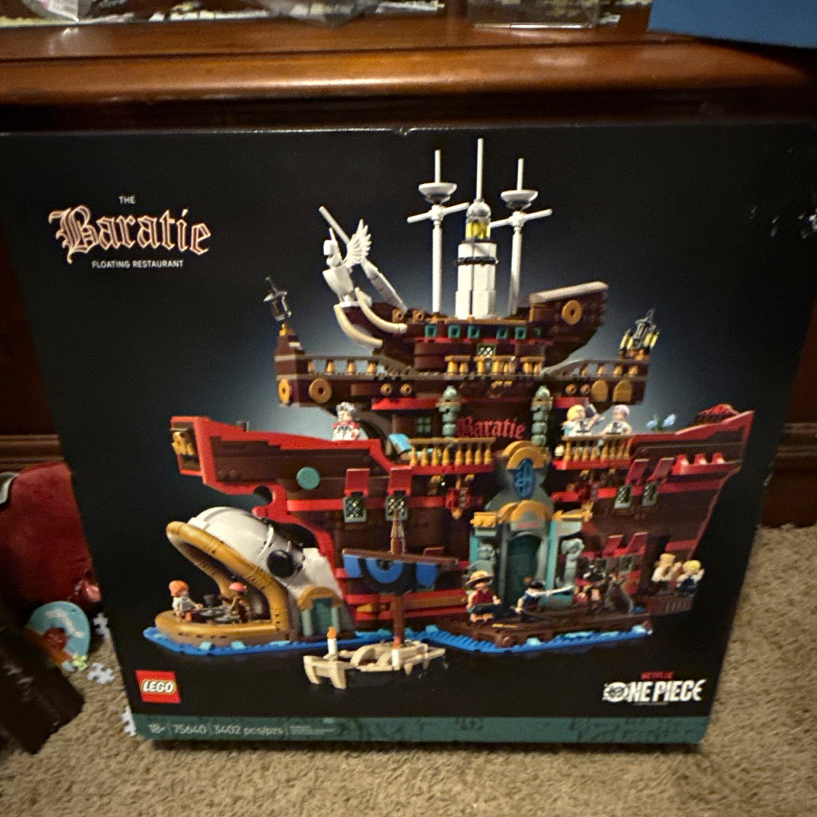 LEGO One Piece 75640 Baratie Floating Restaurant 3402pcs Complete Boxed
