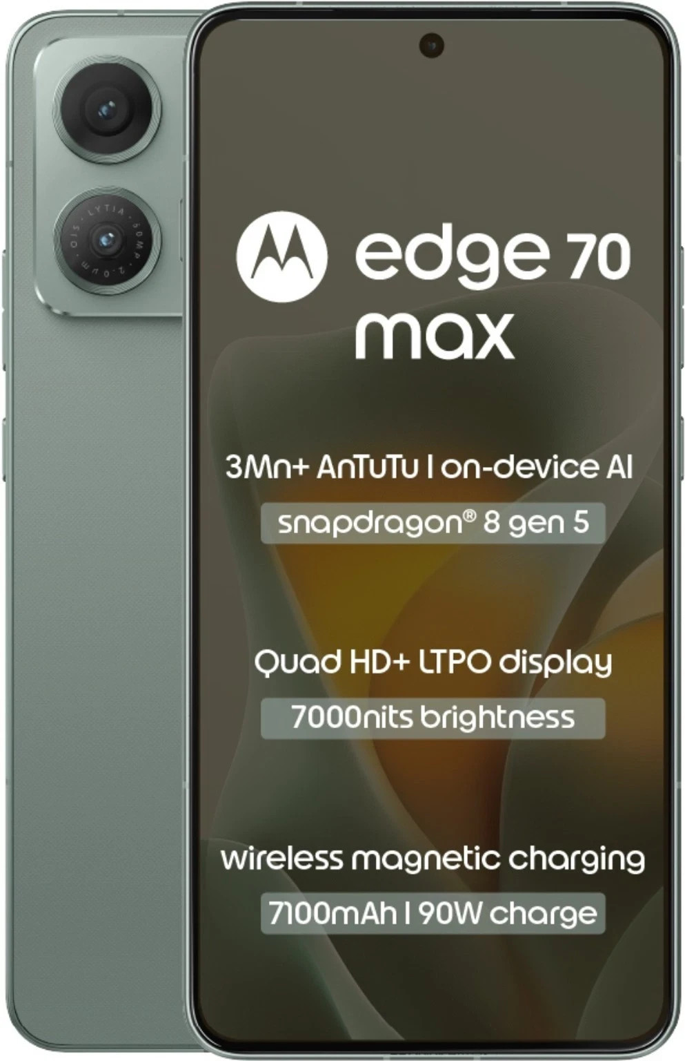 Motorola Edge 70 Max 5G Dual SIM 256GB Global Version – Factory Unlocked Smartph