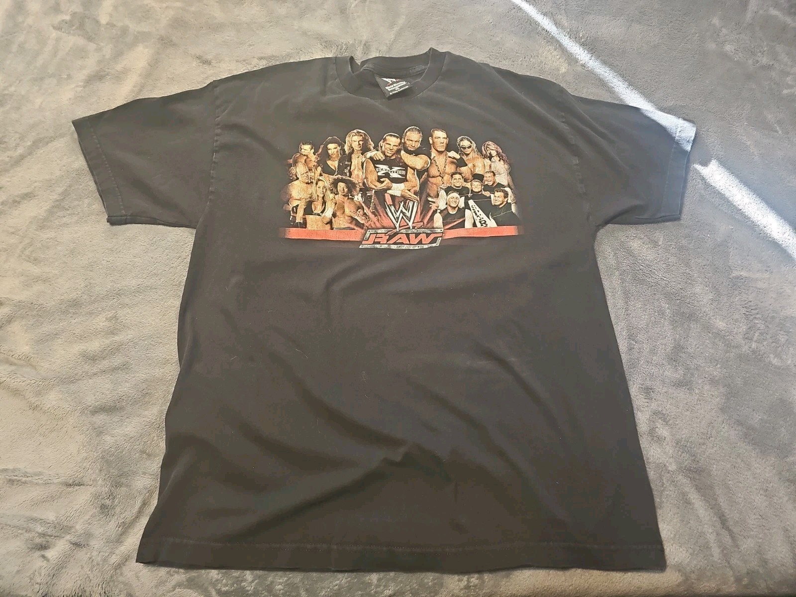Y2K Vintage 2002 WWE Raw roster t-shirt from the Ruthless Aggression Era Size XL Y2K Vintage 2002 WWE Raw roster t-shirt from the Ruthless Aggression Era Size XL