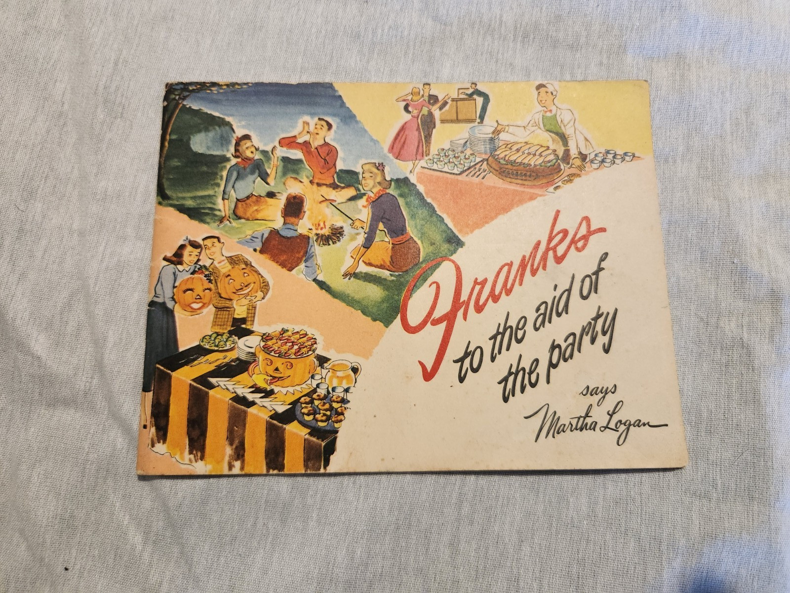 Vtg Frank\'s To The Aid of The Party Swift\'s Franks Booklet 1950s Martha Logan