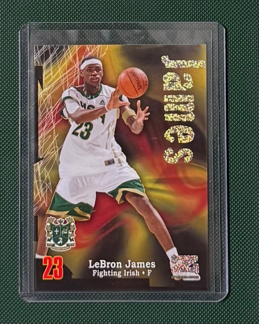 Fleer 2012-13 Retro LeBron James Z-Force Fighting Irish /399