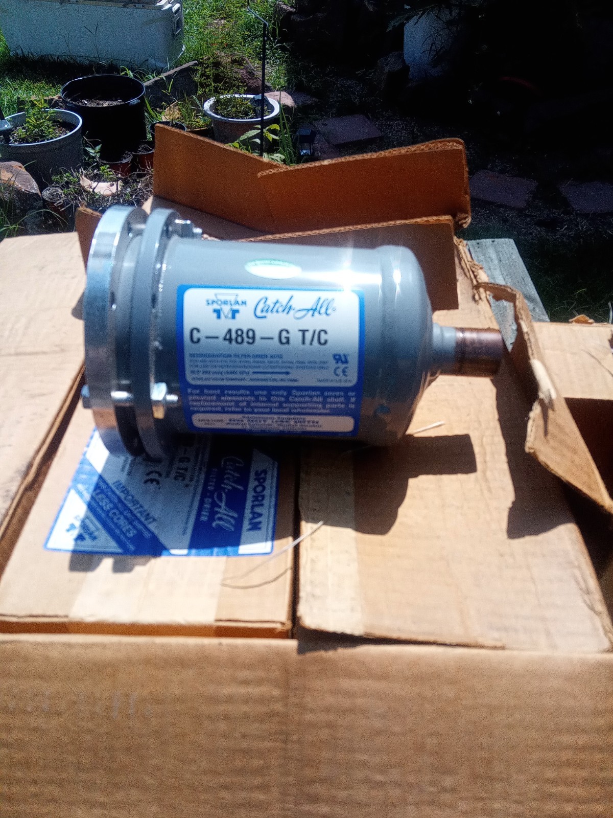 Sporlan Catch-All C-489-G T/C core filter 7/8 connection