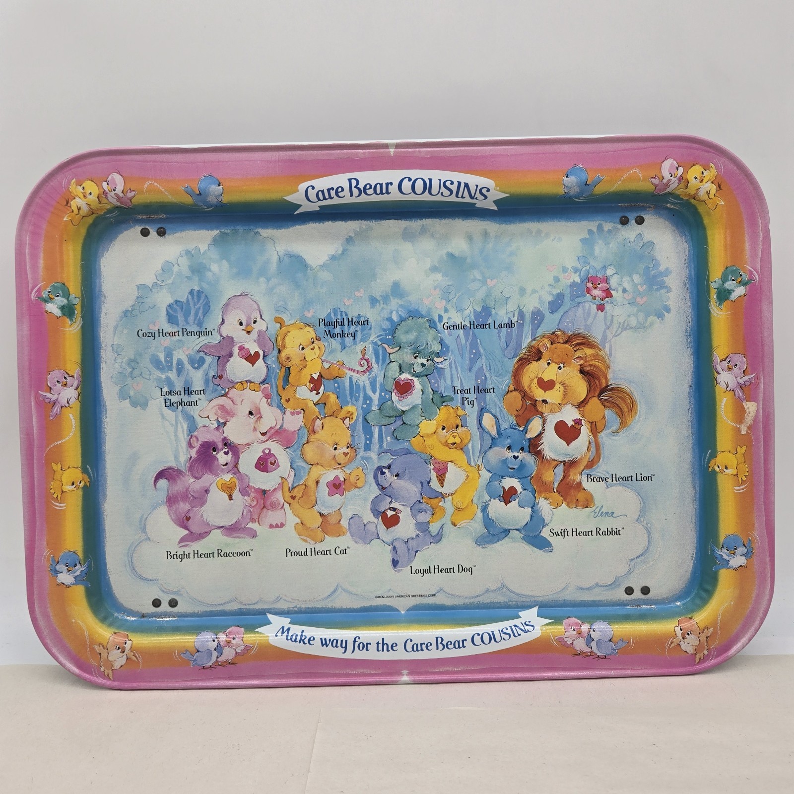 Vtg Care Bear Cousins Metal TV Lap Tray Foldable Cartoon VERY GOOD CONDITION Vtg Care Bear Cousins Metal TV Lap Tray Foldable Cartoon VERY GOOD CONDITION