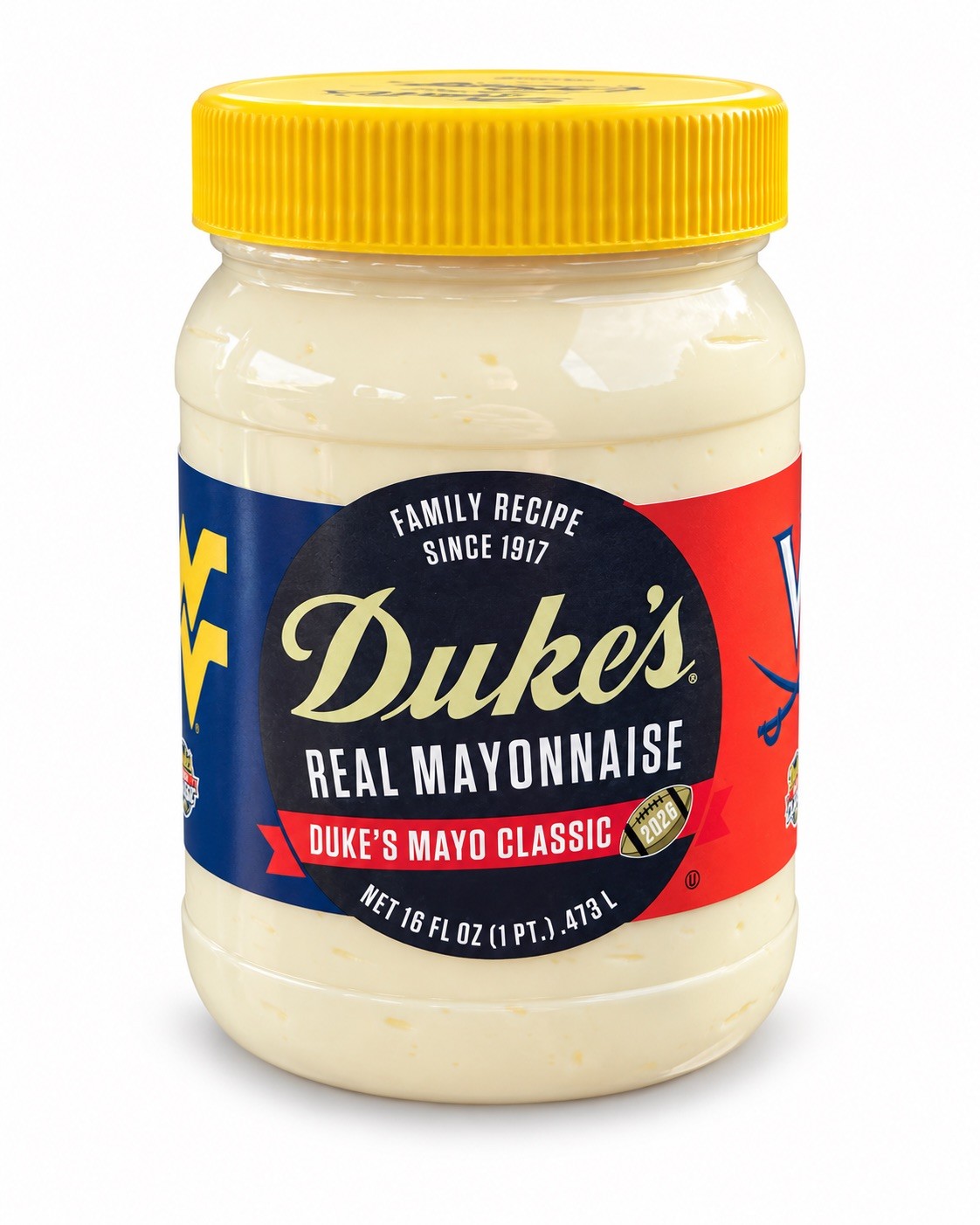 Duke's Mayo Classic Mayo WVU v. UVA **Limited Edition** West Virginia Mayonnaise