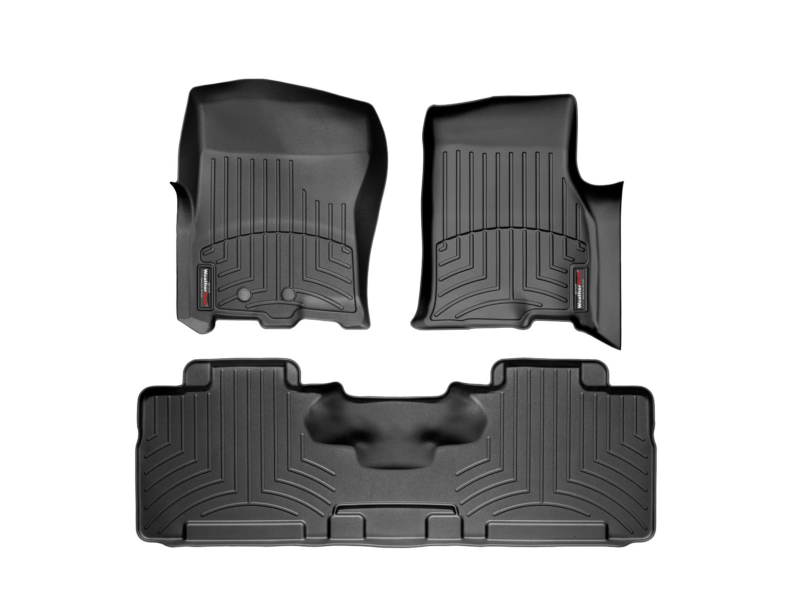 WeatherTech FloorLiner for 2011-2017 Lincoln Navigator - 1st & 2nd Row, Black