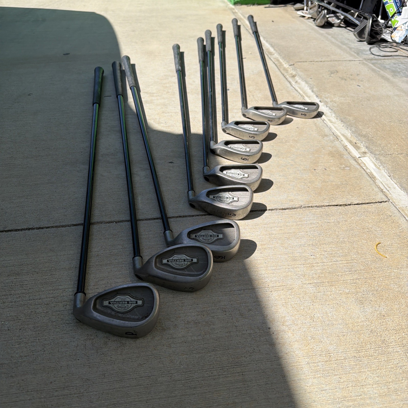 Callaway Big Bertha X-12 Iron Set 3-9 + P +S Set Of 9 Rch96 Regular Flex Callaway Big Bertha X-12 Iron Set 3-9 + P +S Set Of 9 Rch96 Regular Flex