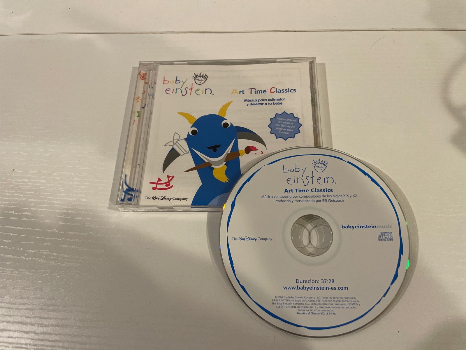 Vintage Extremely Rare VHTF Baby Einstein Art Time Classics 2003 Spain CD Vintage Extremely Rare VHTF Baby Einstein Art Time Classics 2003 Spain CD