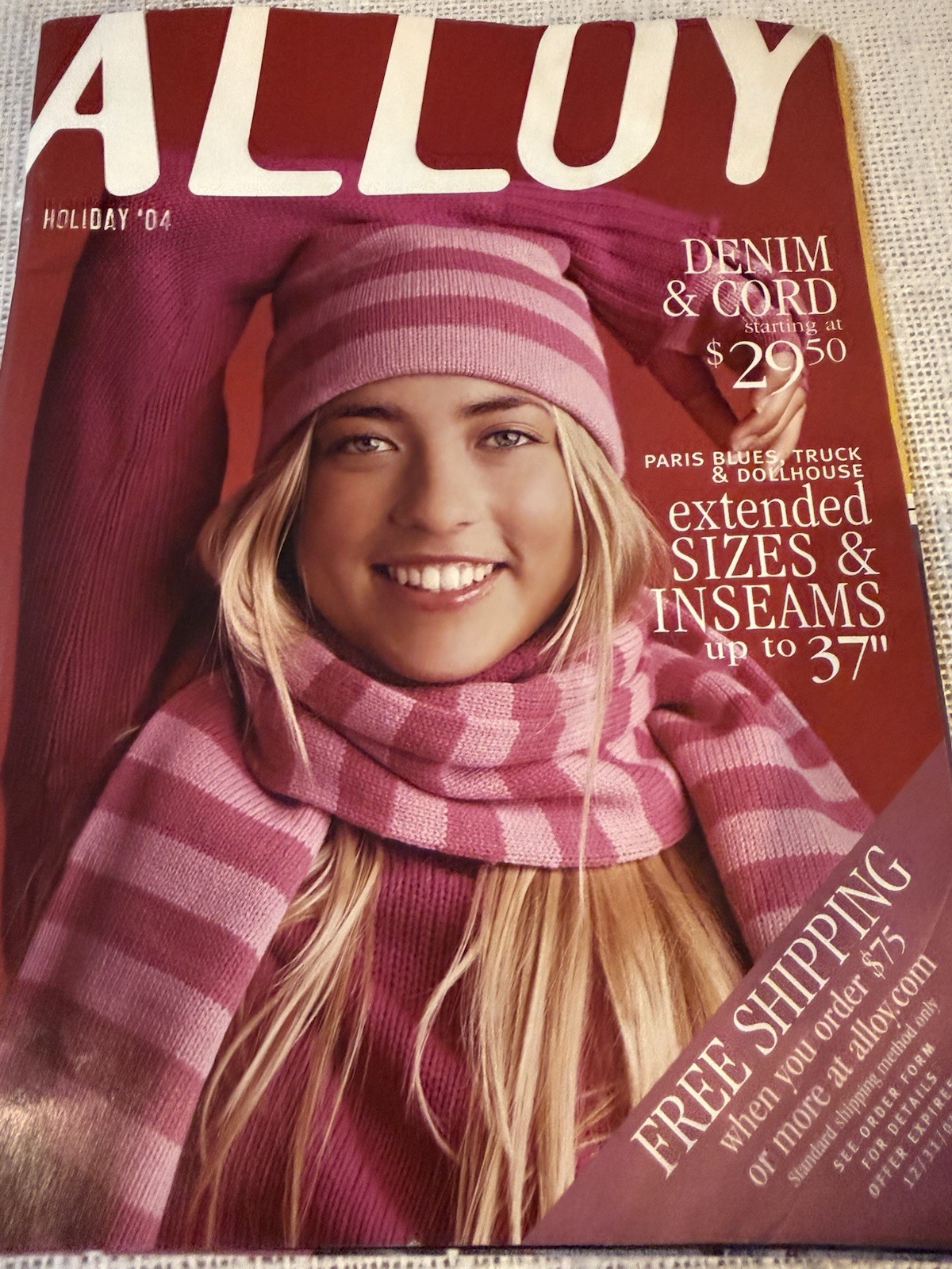 Alloy 2004 Holiday Catalog Rare Y2K Fashion Fashion Collectibles