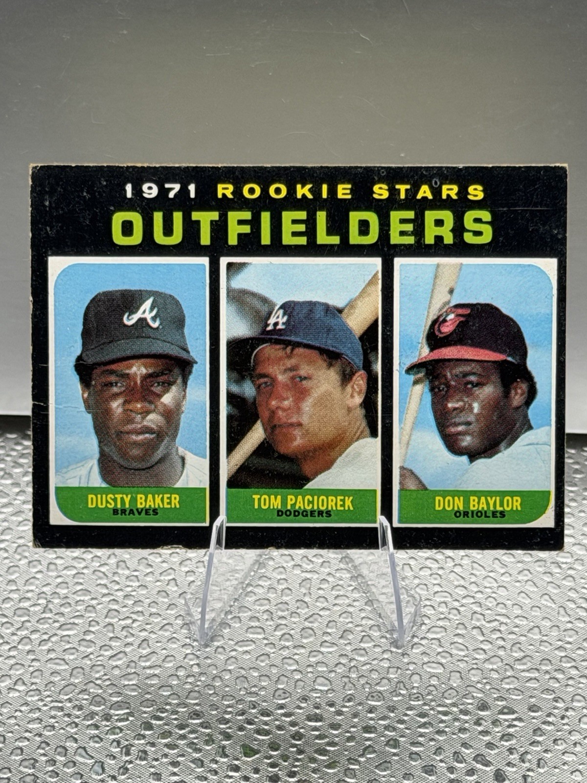 1971 Topps - High # Dusty Baker, Don Baylor, Tom Paciorek #709 (RC) 1971 Topps - High # Dusty Baker, Don Baylor, Tom Paciorek #709 (RC)