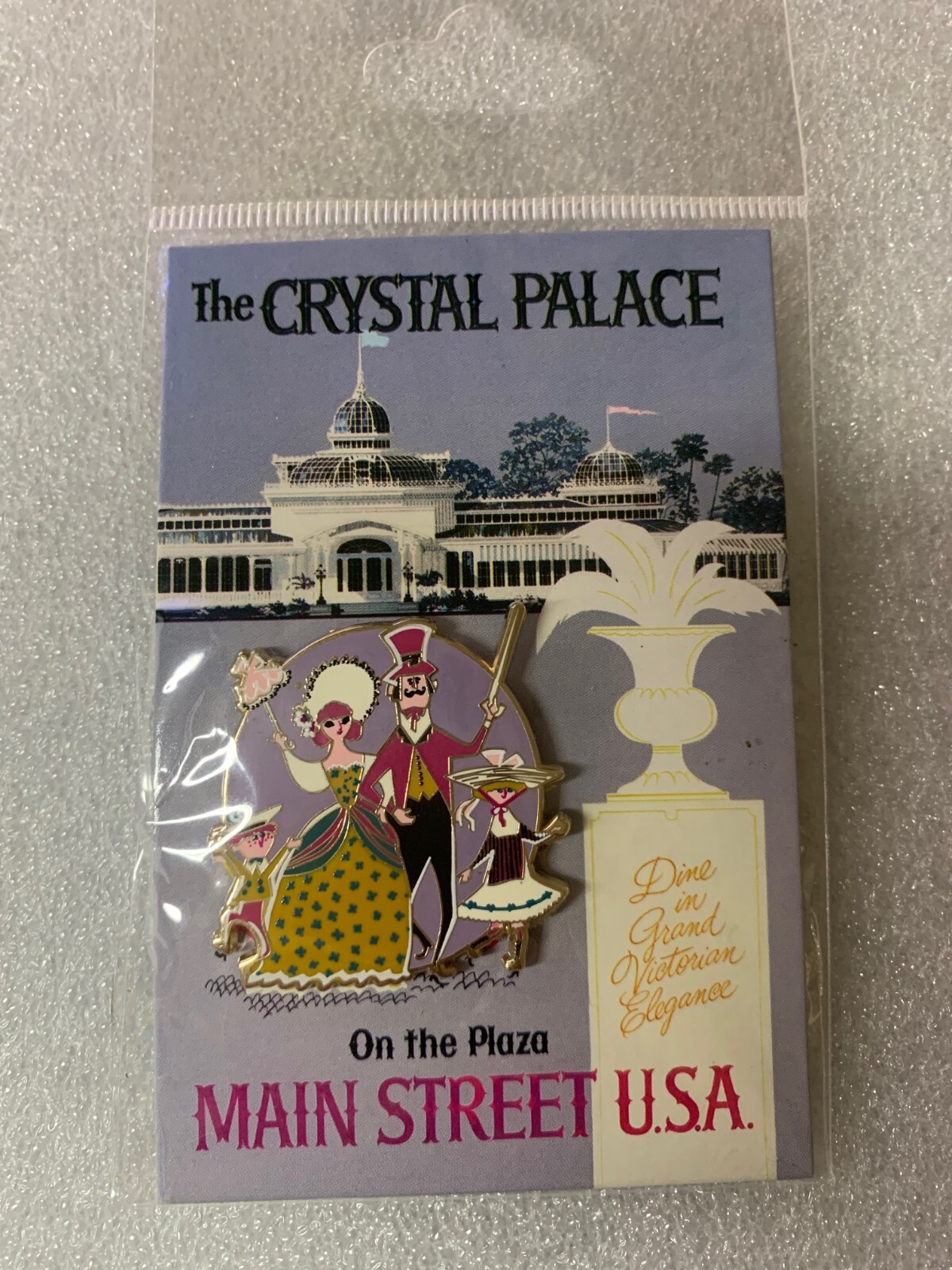 Disney WDI - 2012 Attraction Poster & Pin LE 300 - WDW Crystal Palace