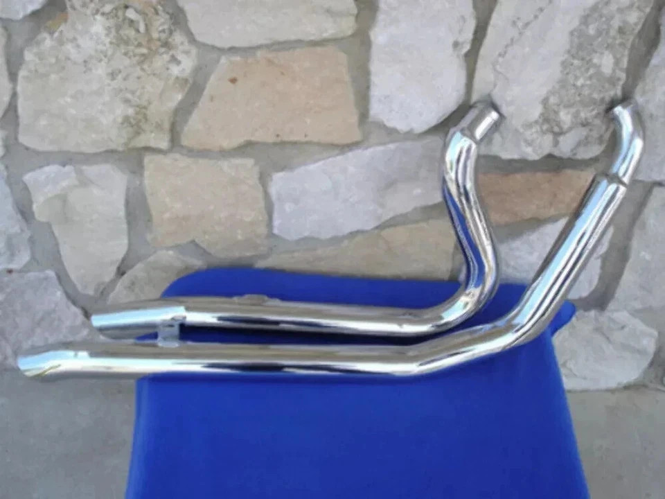 SHORT SHOOTER DRAG PIPES FOR SOFTAIL 86-03 CHROME BIG GROWL CUSTOM 2 1/4 SHORT SHOOTER DRAG PIPES FOR SOFTAIL 86-03 CHROME BIG GROWL CUSTOM 2 1/4