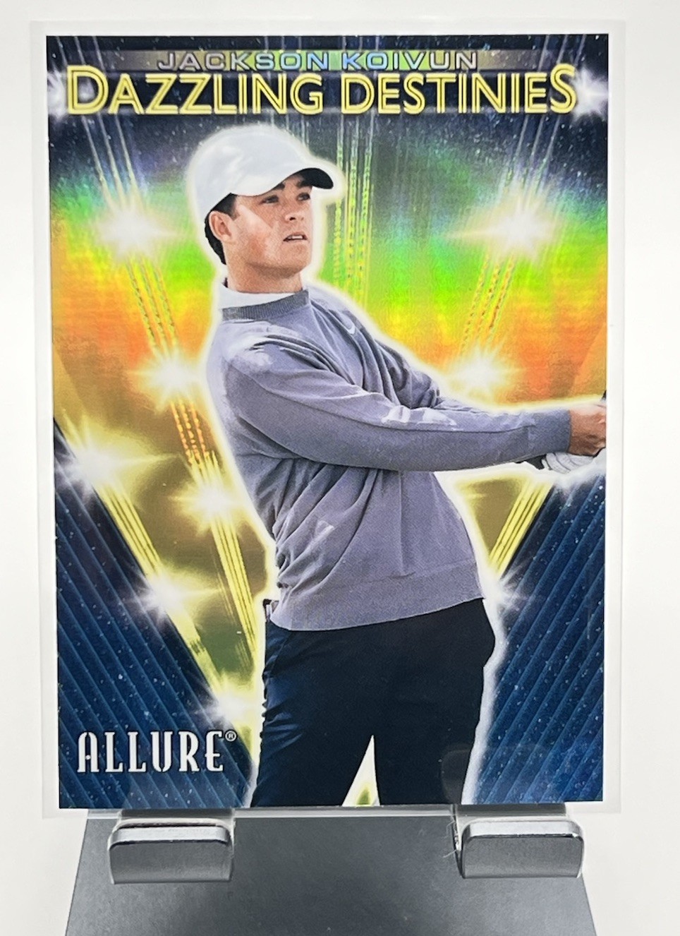 2026 Upper Deck Allure Golf - Jackson Koivun Dazzling Destinies Yellow #DD-4 2026 Upper Deck Allure Golf - Jackson Koivun Dazzling Destinies Yellow #DD-4