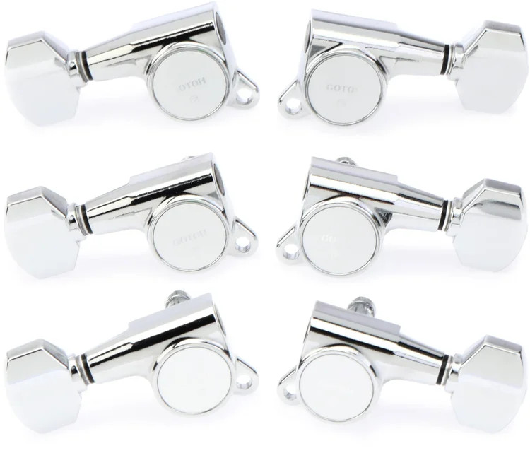 Gotoh SG381-07 MG Locking Tuning Machine Set - 3+3 Chrome