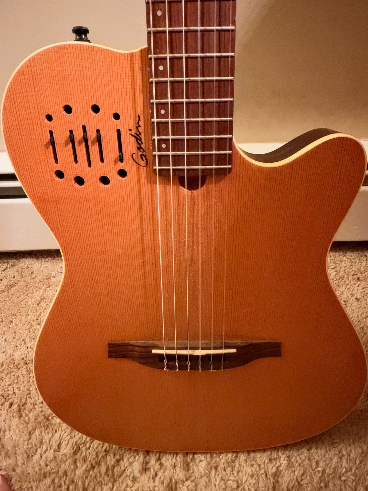 Godin Multiac Nylon Encore Acoustic-Electric 6-String Natural w/ Bag