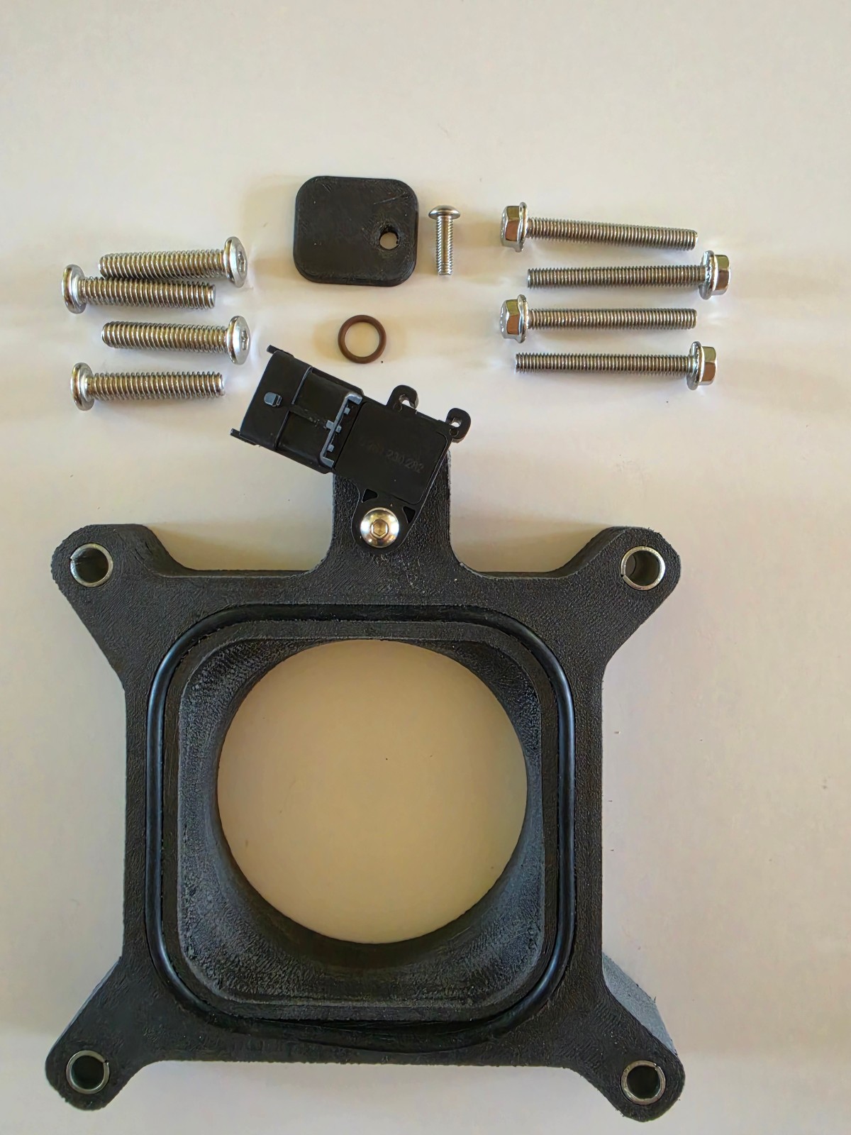 LS Intake Manifold 4150 To 90mm or 92mm LS Drive By Wire Throttle Body Adapter LS Intake Manifold 4150 To 90mm or 92mm LS Drive By Wire Throttle Body Adapter