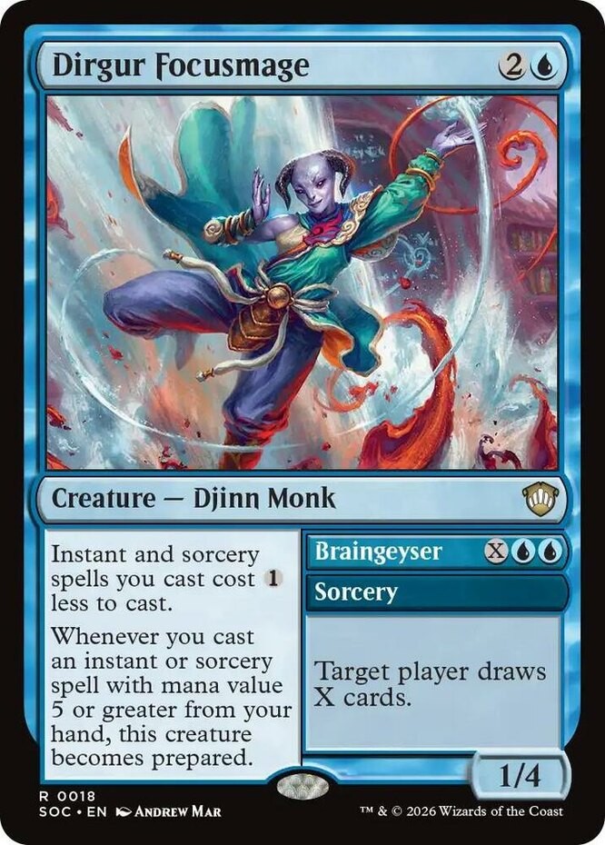 x1 Dirgur Focusmage R MTG Commander: Secrets of Strixhaven M/NM, English