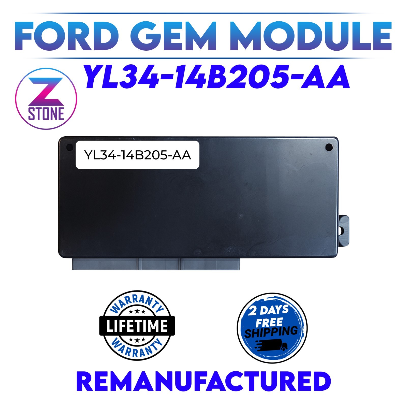 Rebuilt Ford GEM Module YL34-14B205-AA Plug N Play