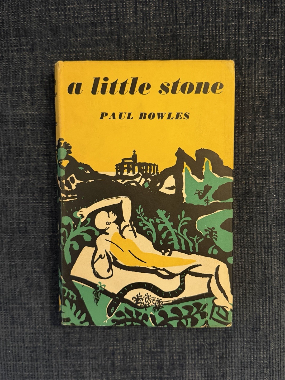 Paul Bowles A Little Stone 1950 SIGNED INSCRIBED 3rd Impression DJ Keith Vaughan