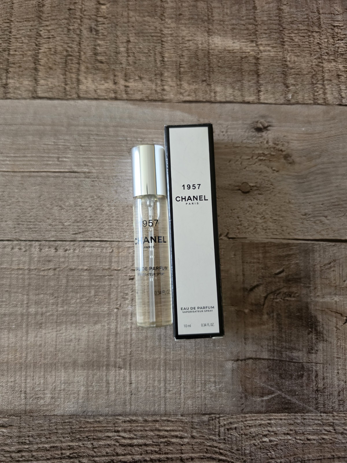 Chanel 1957 by Chanel Eau de Parfum women Travel Spray 10ml New in box Chanel 1957 by Chanel Eau de Parfum women Travel Spray 10ml New in box