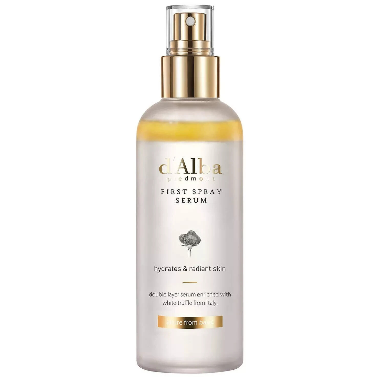 D ALBA PIEDMONT WHITE TRUFFLE FIRST SPRAY SERUM ITALIAN MOISTURIZER 6.08oz NWOB