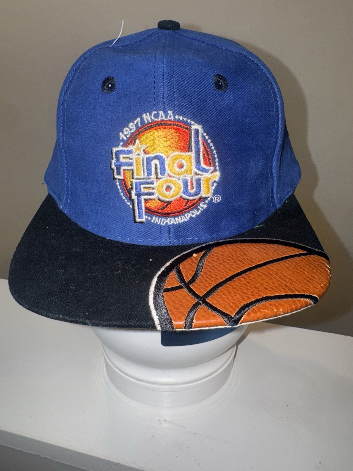 Vintage 1997 NCAA Final Four ChampionsIndianapolis Basketball SnapBack Hat Rare