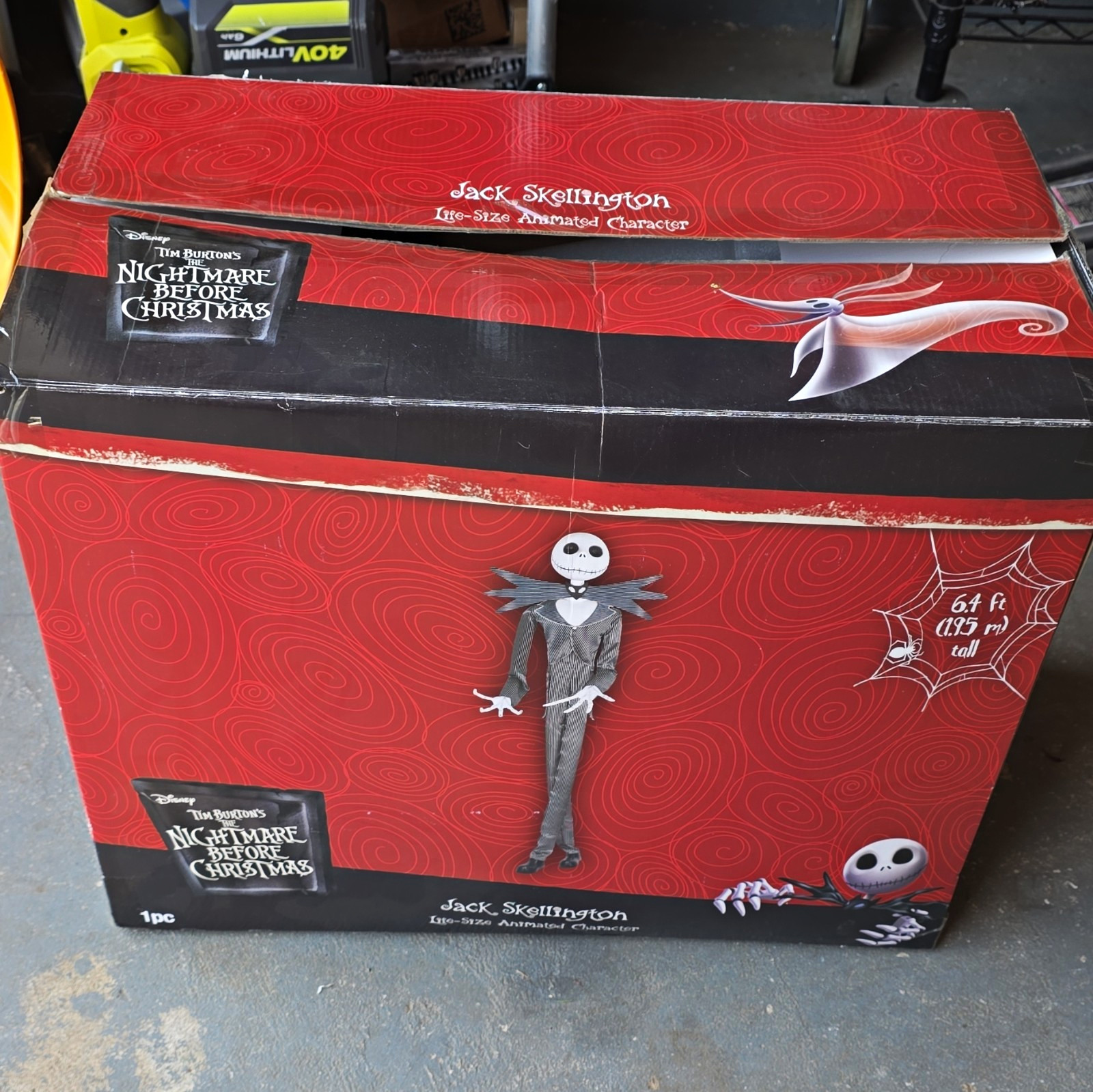 Disney Jack Skellington Life-Size Animated Character Prop Halloween Decor Disney Jack Skellington Life-Size Animated Character Prop Halloween Decor