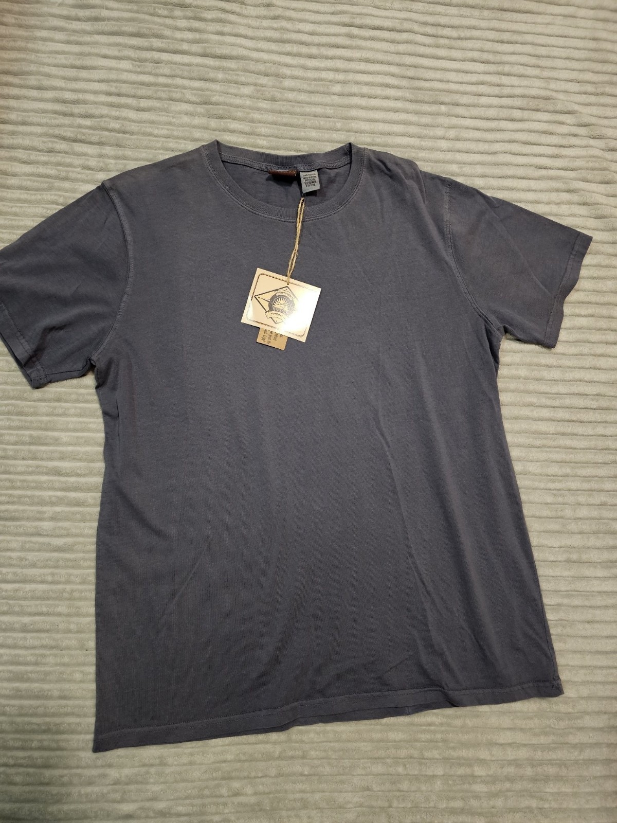 Scully Farthest Point Mens Short Sleeve Tee Shirt Ink Gray Size L NWT Scully Farthest Point Mens Short Sleeve Tee Shirt Ink Gray Size L NWT