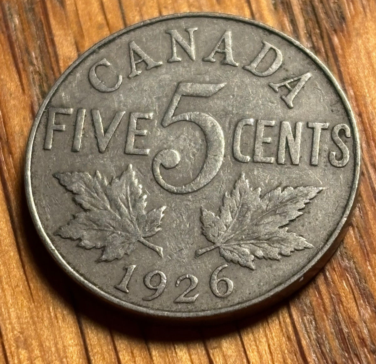 Canada 1926 5 Cents Canada 1926 5 Cents