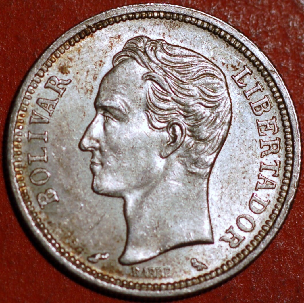 1960 Venezuela Bolivar Y# 37a