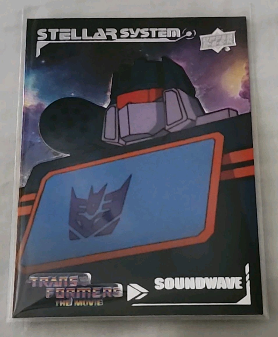 2026 Upper Deck Transformers Soundwave SS-7 Stellar System 40th Anniversary