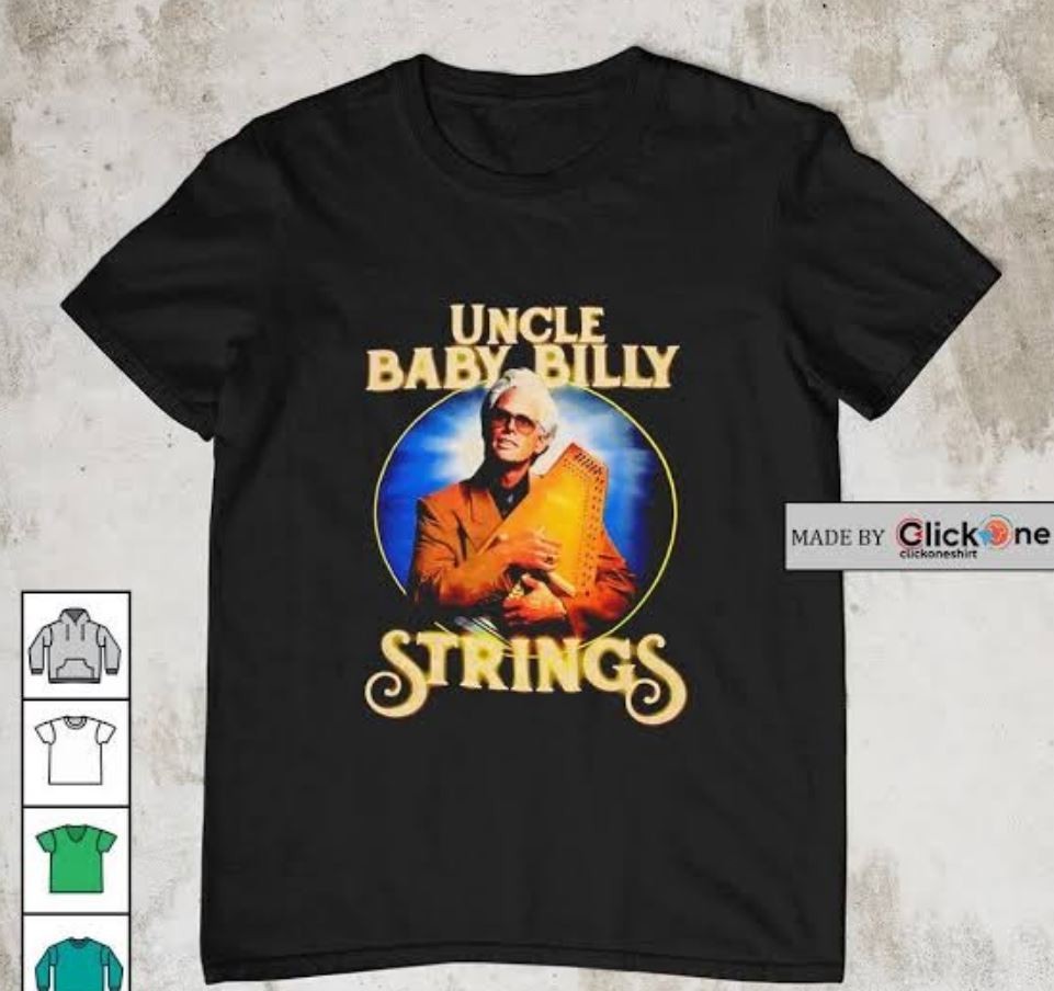 Uncle Baby Billy Strings Guitarist S-234XL t-shirt Unisex Black AN014