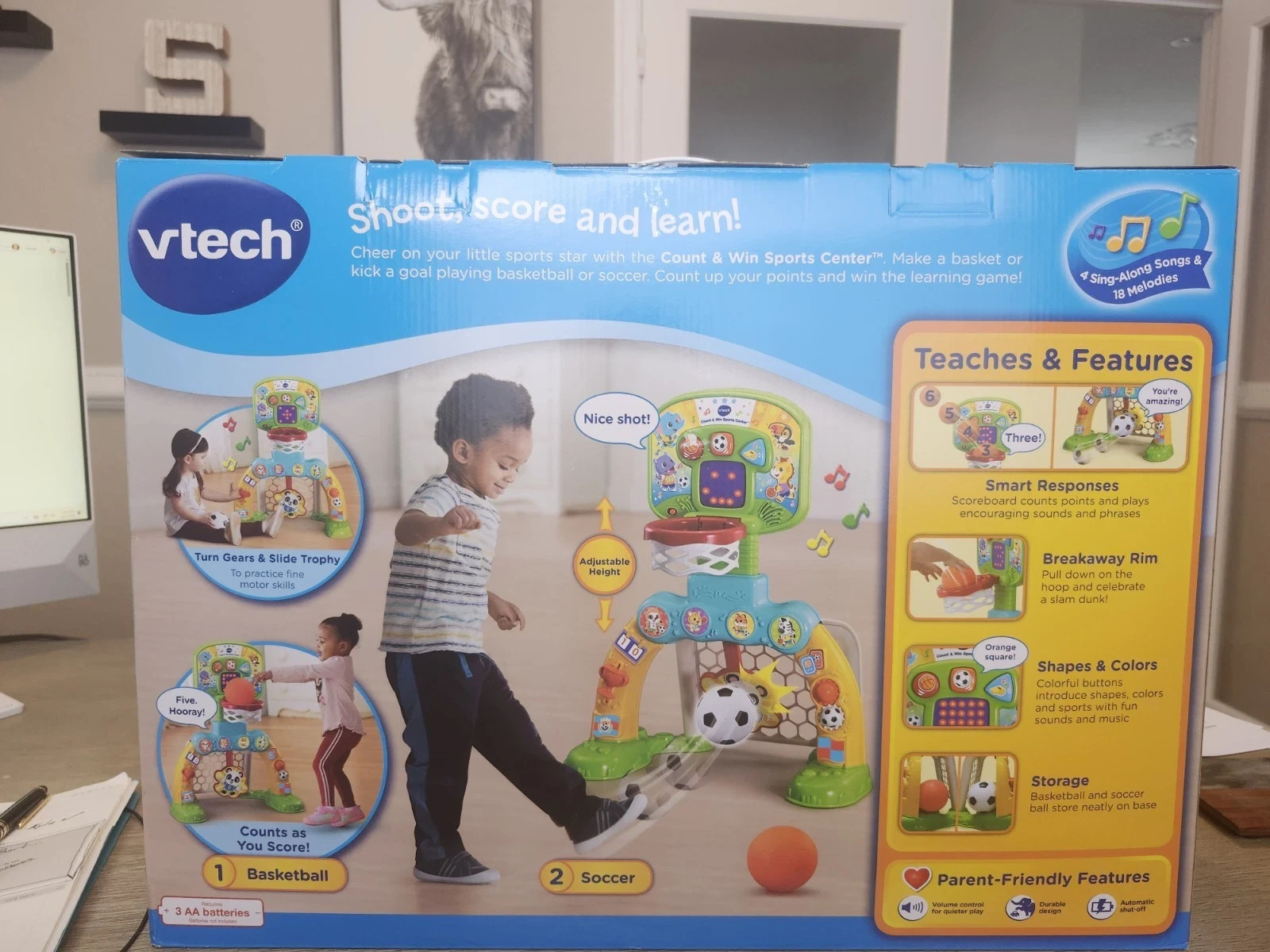 VTech Sit-to-Stand Ultimate Alphabet Train Ride-On Walker Pull Cart 4-in-1 Toy