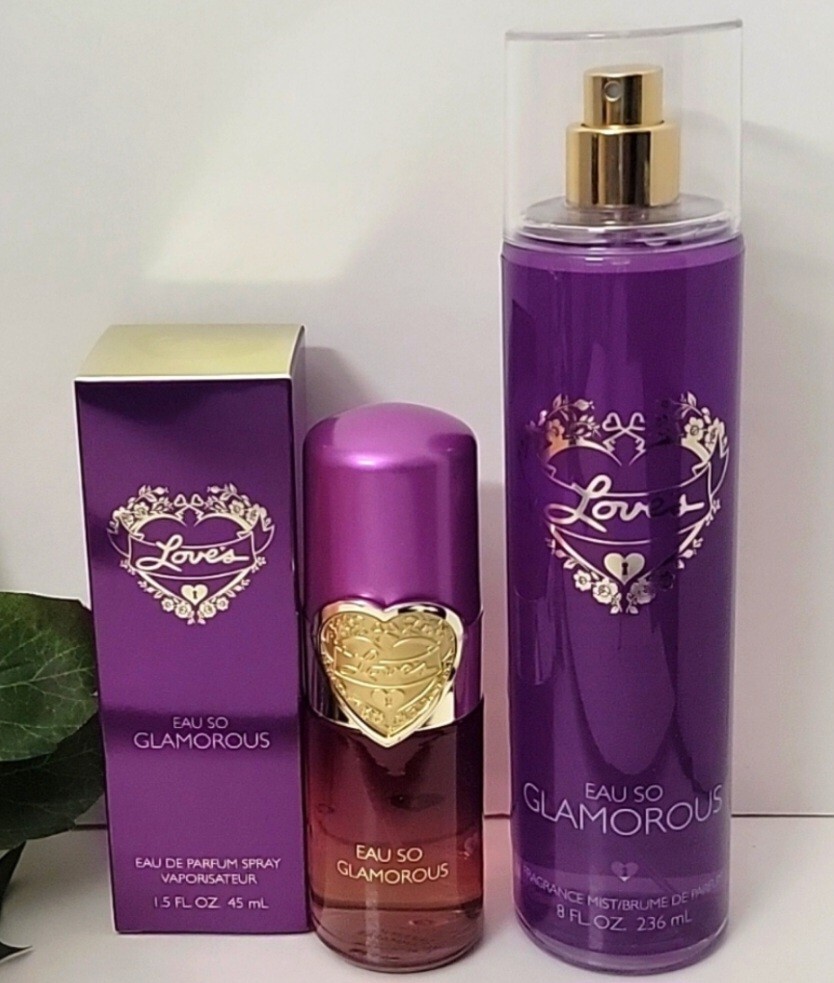 LOVE\'S EAU SO GLAMOROUS EDP 1.5 oz + LOVE\'S EAU SO GLAMOROUS MIST 8 oz by DANA