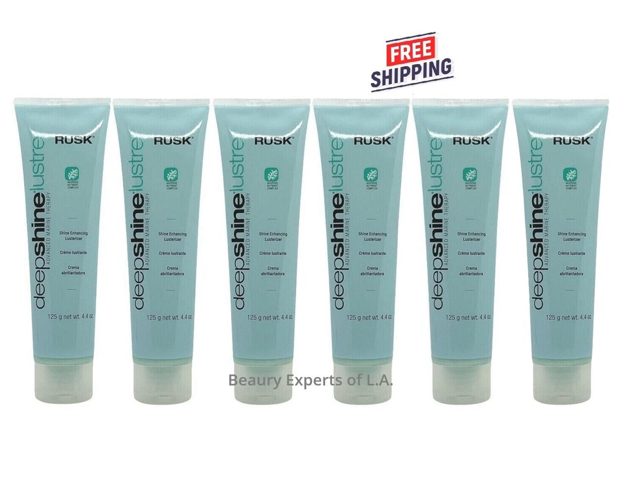 6 PACK  Rusk Deepshine LUSTRE Shine Enhancing Lusterizer 4.4oz / 125g