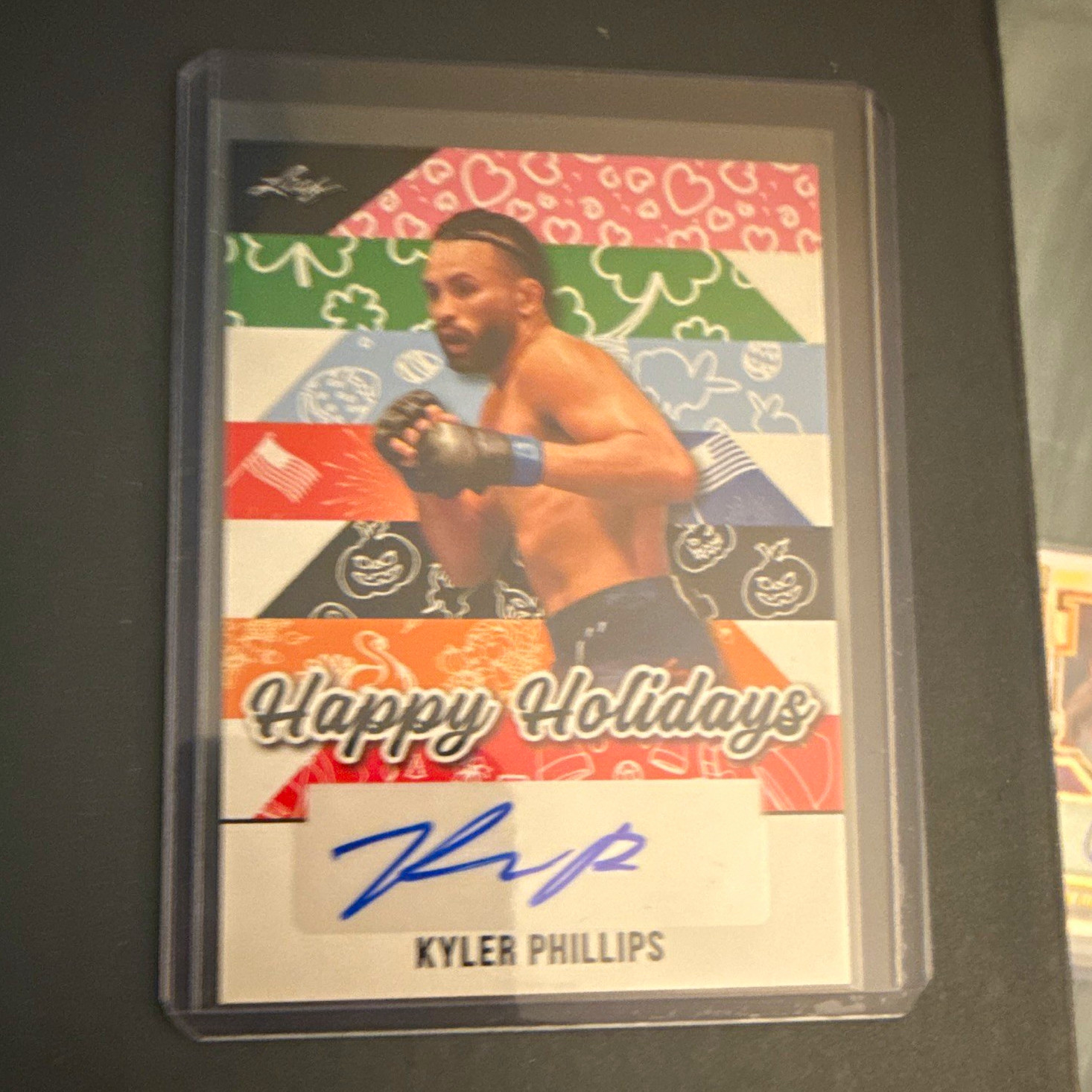Leaf 2025 Leaf Holiday Kyler Phillips Happy Holidays Autograph Insert #BA-KP3 Leaf 2025 Leaf Holiday Kyler Phillips Happy Holidays Autograph Insert #BA-KP3