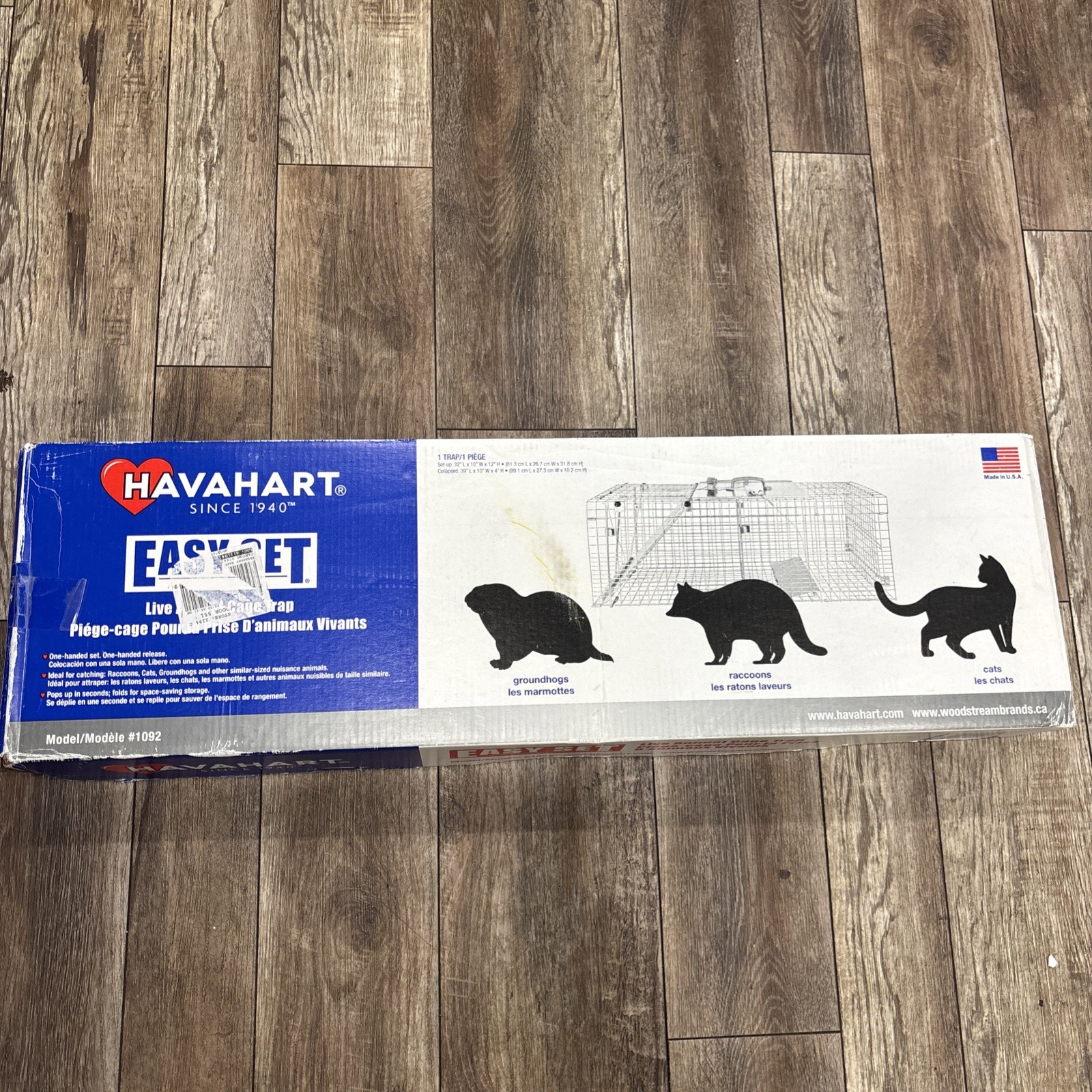 Havahart Large Animal Live Catch Cage Trap For Cats and Raccoons l 1092 Used Havahart Large Animal Live Catch Cage Trap For Cats and Raccoons l 1092 Used