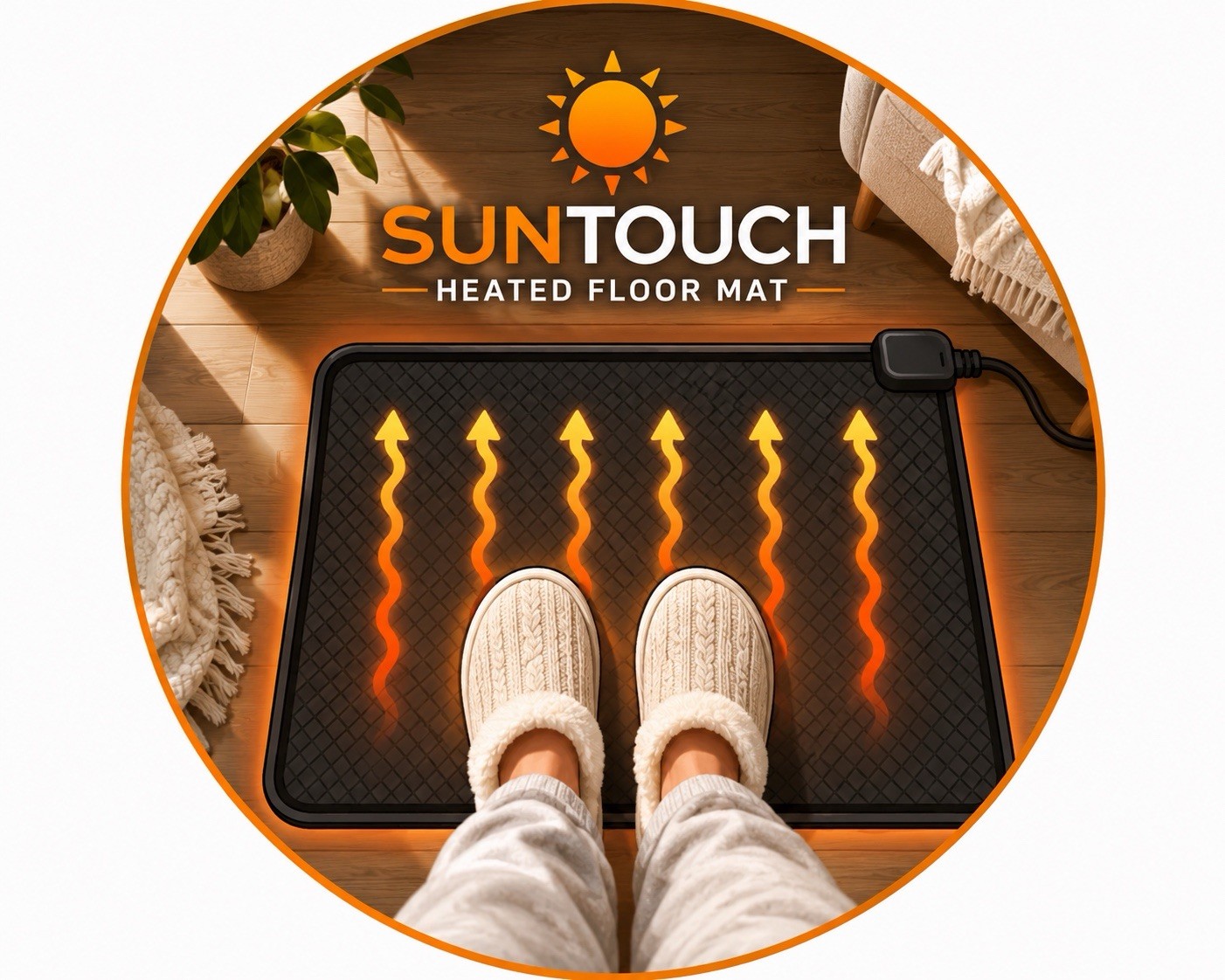 SunTouch 120V 25 sq ft Floor Heat Mat - Orange SunTouch 120V 25 sq ft Floor Heat Mat - Orange